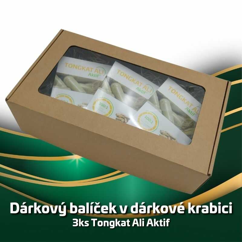 Dárkový balíček 3ks Tongkat Ali Aktif