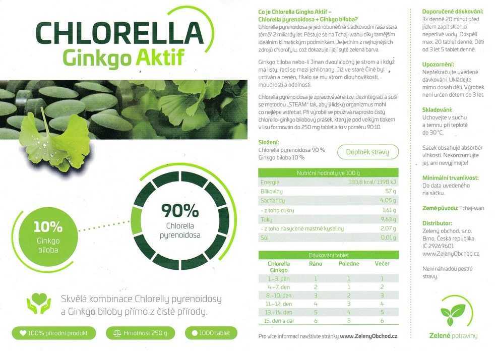 Chlorella Ginkgo Aktif