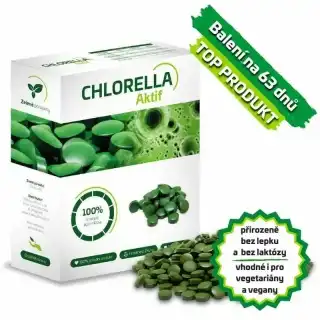 Chlorella Aktif - balení na 63 dnů (≈ 15 Kč denně)