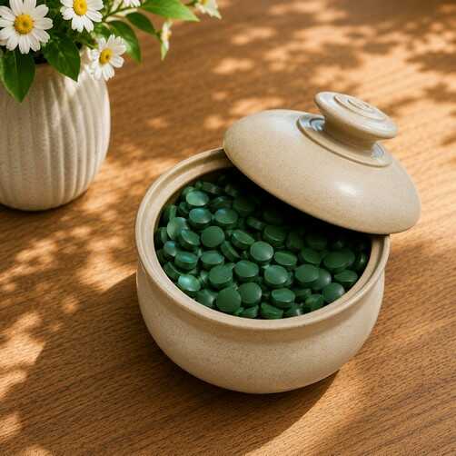 chlorella jako bonbonky
