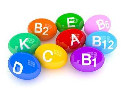 Vitamíny A, B1, B2, B6, B12, C, D, E, K