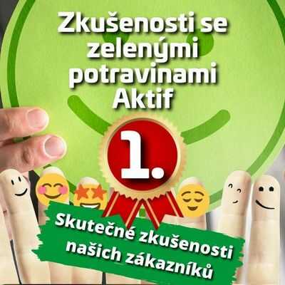 Skutečné zkušenosti zákazníků se zelenými potravinami Aktif - 1.díl